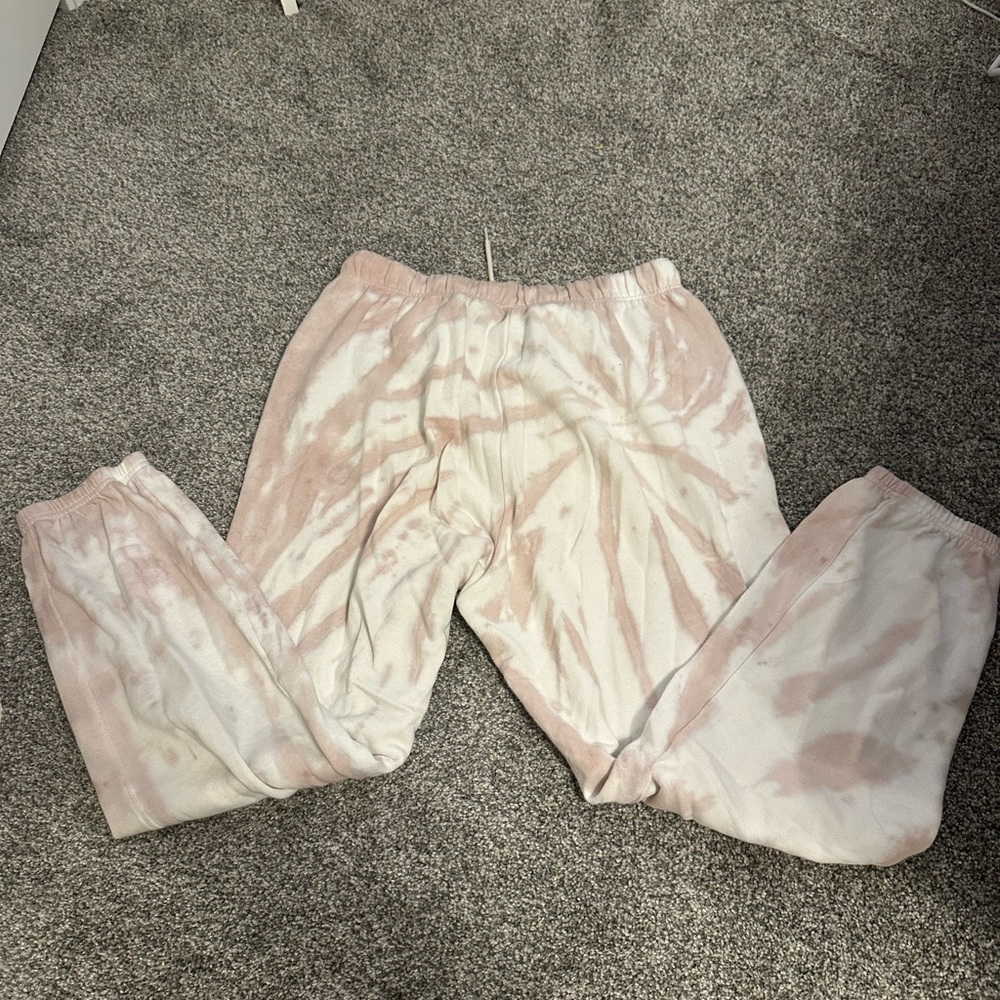 Old navy pink & white sweatpants - Picture 3 of 5